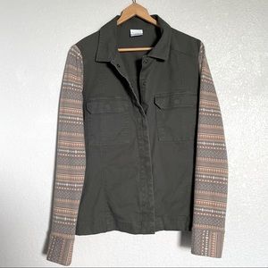 Columbia Hood Mountain Lodge Shirt Jacket Women's Size L